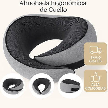 Traveloom® – Almohada Viajera de Espuma Viscoelástica