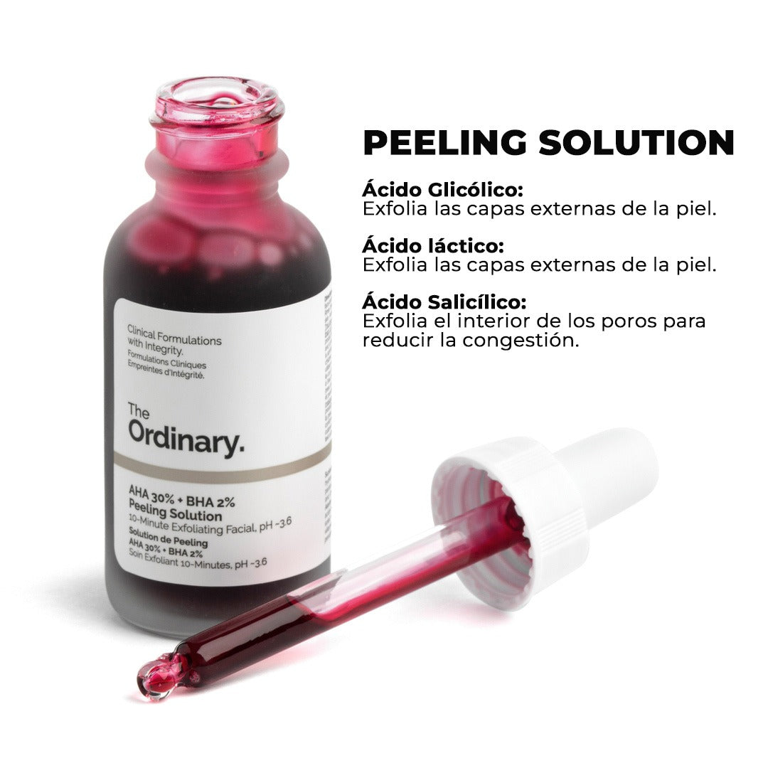 The Ordinary AHA 30% + BHA 2% Peeling Solution - El famoso "Vampiro" Exfoliante Original