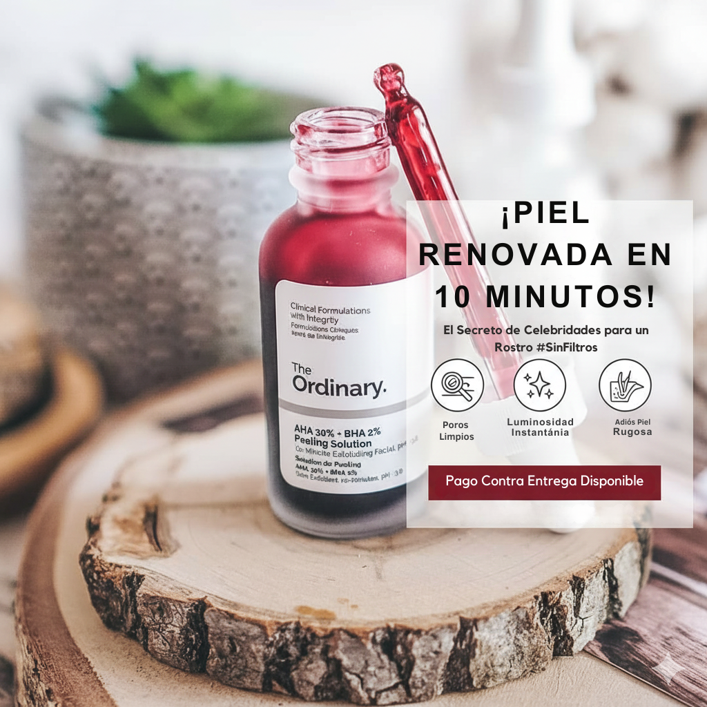 The Ordinary AHA 30% + BHA 2% Peeling Solution - El famoso "Vampiro" Exfoliante Original